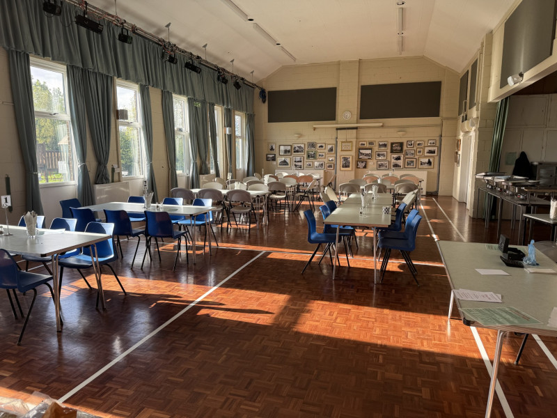 Main Hall -  Capacity 100 seated, 150 standing