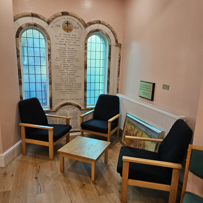 Welcoming Area - War Memorial Area