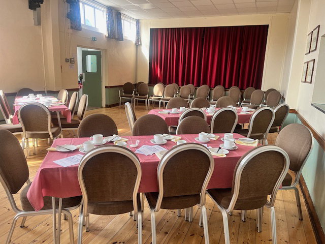 'New' chairs set out for choir concert