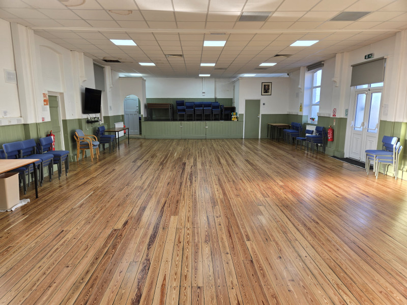 Main Hall - showing the stage
