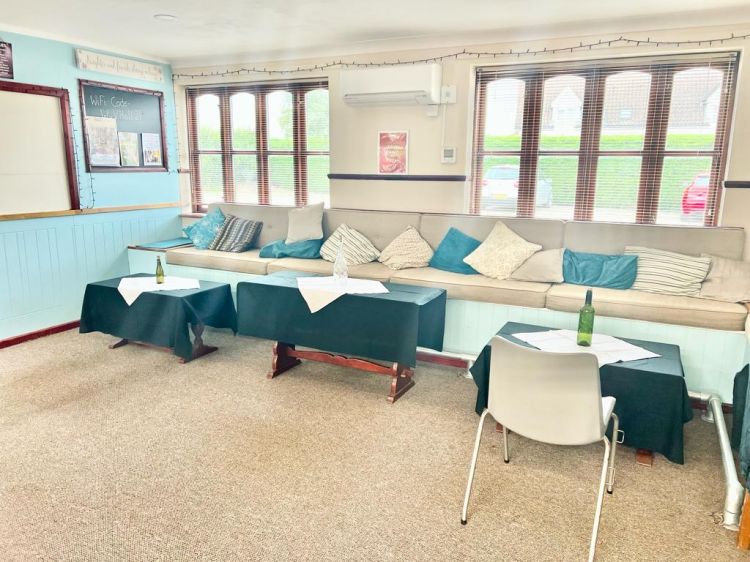 Cosy bar seating area